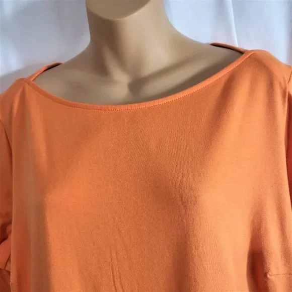 Jessica London Brunt Orange Midi Dress Size 16 - Picture 3 of 7